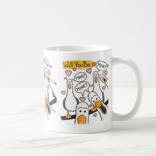 Will You Be Mine? Valentine Mug (Right)