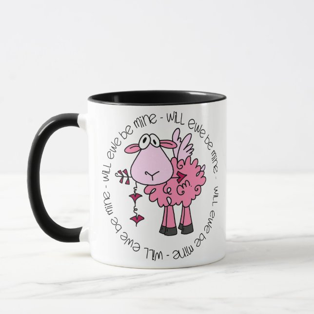 Will You Be Mine Valentine Mug (Left)