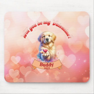 Will you be mine Valentine? personalised Mouse Pad