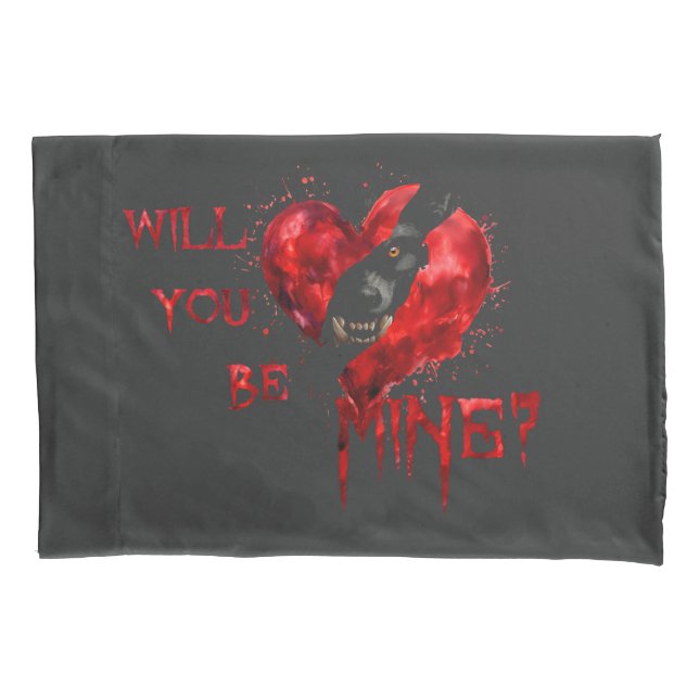 WIll You Be Mine Valentine Shirt Pillowcase (Front)