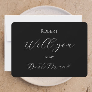 Will You Be My Best Man Card Script