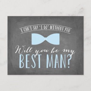 Will you be my Best Man? Groomsmen Invitation