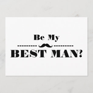 Will You Be My Best Man Invitation