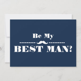 Will You Be My Best Man Invitation