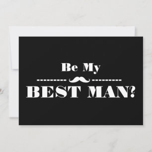 Will You Be My Best Man Invitation