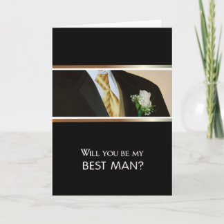 Will You Be My Best Man? Invitation