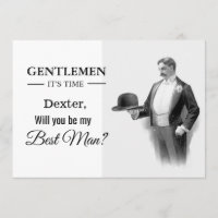 Will You be My Best Man Request Card?