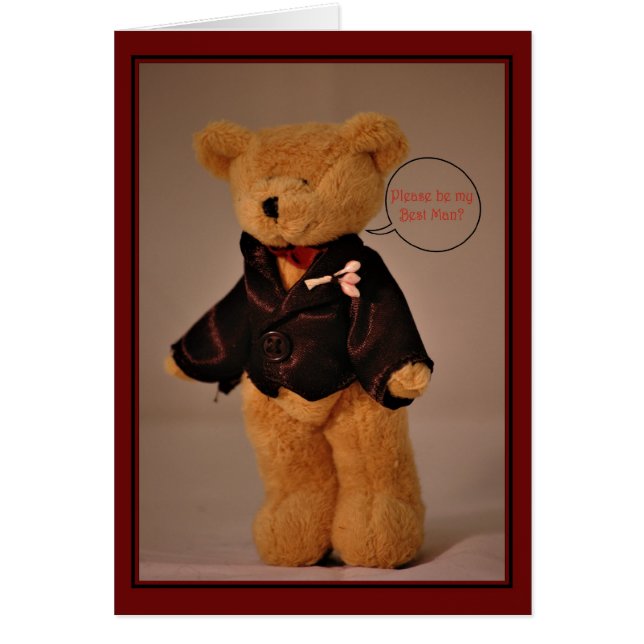 Will you be my Bestman? (Front)