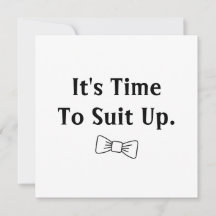 Will You Be My Bestman Suit Up