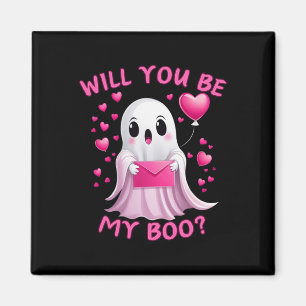 Will You Be My Boo Cute Ghost Halloween Spooky Sea Magnet