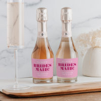 Will You Be My Bridesmaid Bold Pink Bach