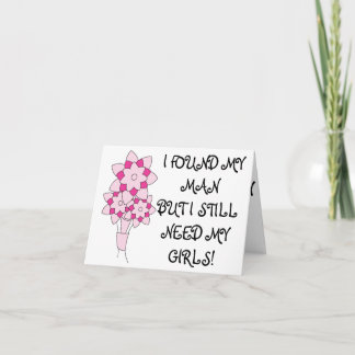 Will You Be My Bridesmaid? (bouquet) Invitation