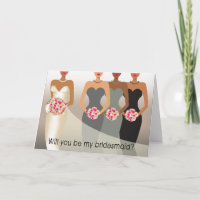 Will you be my Bridesmaid? Bridal Party | charcoal
