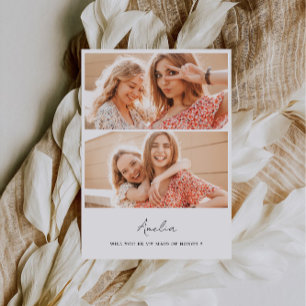 Will You Be My Bridesmaid, Bridesmaid 2 Photo Card