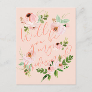 Will You Be My Bridesmaid   Bridesmaid Card