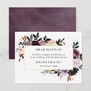 Will You Be My Bridesmaid Bridesmaid Card