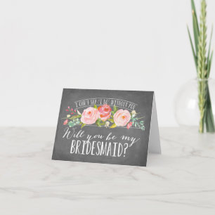 Will You Be My Bridesmaid   Bridesmaid Invitation