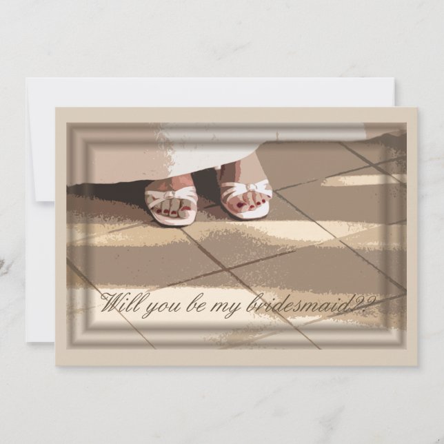 Will You Be My Bridesmaid? Bridesmaids Card (Front)