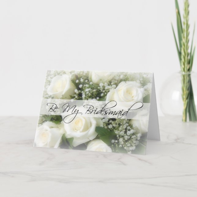 Will you be my bridesmaid card (Front)