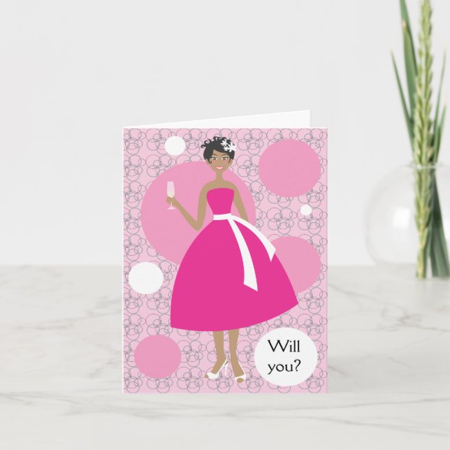 Will You Be My Bridesmaid? Card (Front)