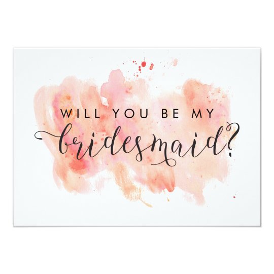 Will You Be My Bridesmaid Card | Zazzle.com.au