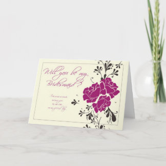Will you be my Bridesmaid? Card