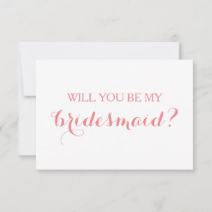 Will You Be My Bridesmaid Card Bridal Party Card