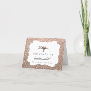 Will You Be My Bridesmaid Card - Heart's Fab DayRG