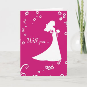 Will You Be My Bridesmaid Card? Invitation
