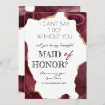 will you be my bridesmaid classy card white