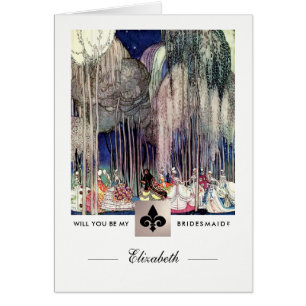 Will you be my Bridesmaid? Custom Invitation Cards