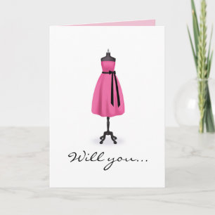 Will You Be My Bridesmaid ? (Designer Card) Invitation