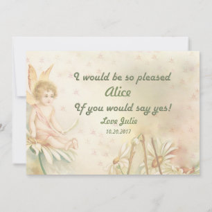 Will You Be My Bridesmaid Fairies Announcement