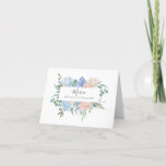 Will You Be My Bridesmaid Folded Thank You Card<br><div class="desc">Customise the inside of this card with a personal note to your future bridesmaid. Personalise the front of the card with their name to make the question extra special!</div>