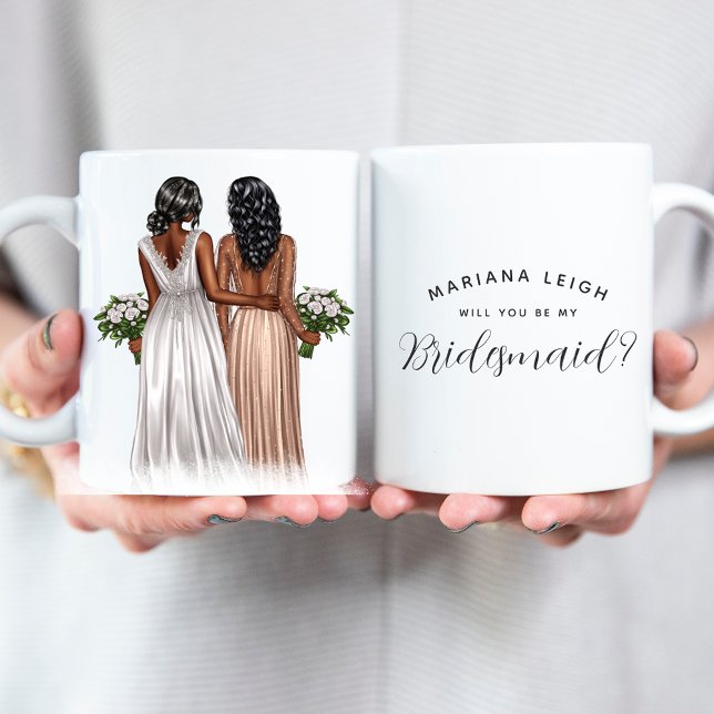 Will you be my Bridesmaid? Girls In Gowns Coffee M Coffee Mug (Creator Uploaded)