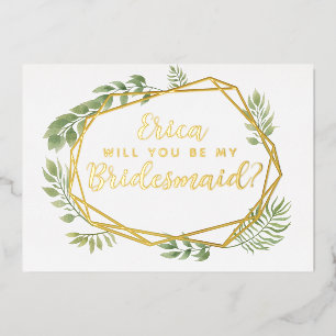 Will You Be My Bridesmaid? Greenery & foliage