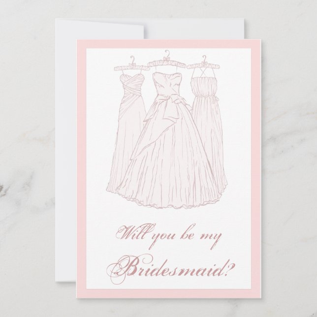 Will you be my Bridesmaid? Invitation (Front)