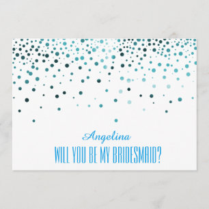 Will you be my bridesmaid? invitation