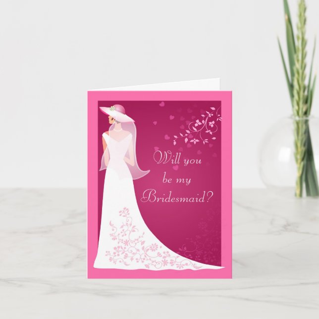 Will You Be My Bridesmaid? Invitation (Front)