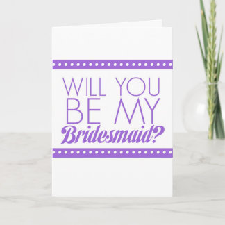 Will You Be My Bridesmaid? Invitation