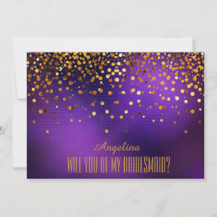 Will you be my bridesmaid? invitation