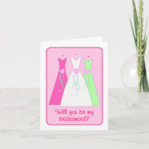 Will You Be My Bridesmaid? Invitation