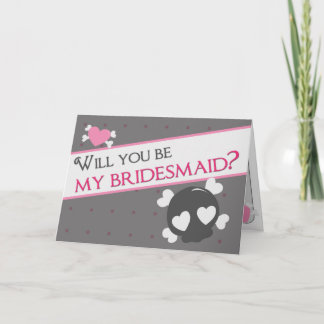 Will you be my bridesmaid? invitation