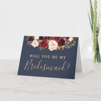 Will you be my Bridesmaid? Invitation