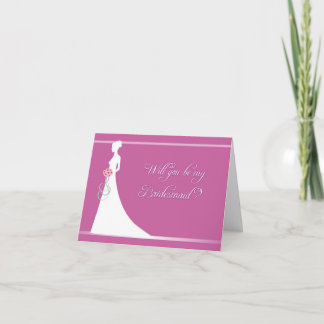 Will You Be My Bridesmaid? Invitation