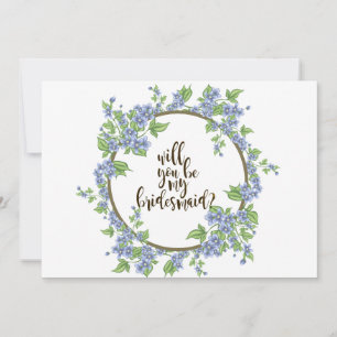 Will you be my bridesmaid? invitation