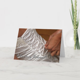 Will you be my bridesmaid? invitation