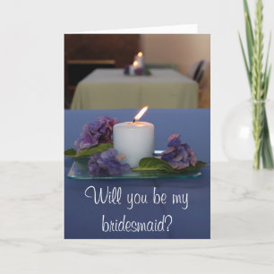 Will you be my bridesmaid? invitation