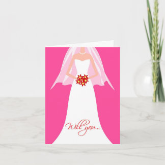 Will You Be My Bridesmaid? Invitation