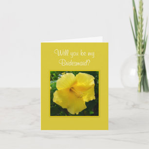 Will you be my Bridesmaid? Invitation